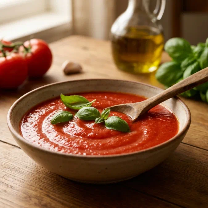 Salsa di pomodoro fatta in casa, semplice e veloce