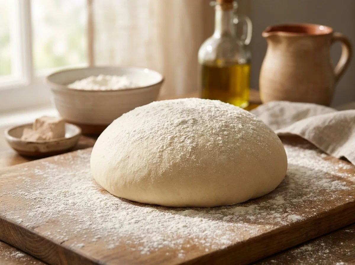 Masa de pizza casera, ligera y digestiva