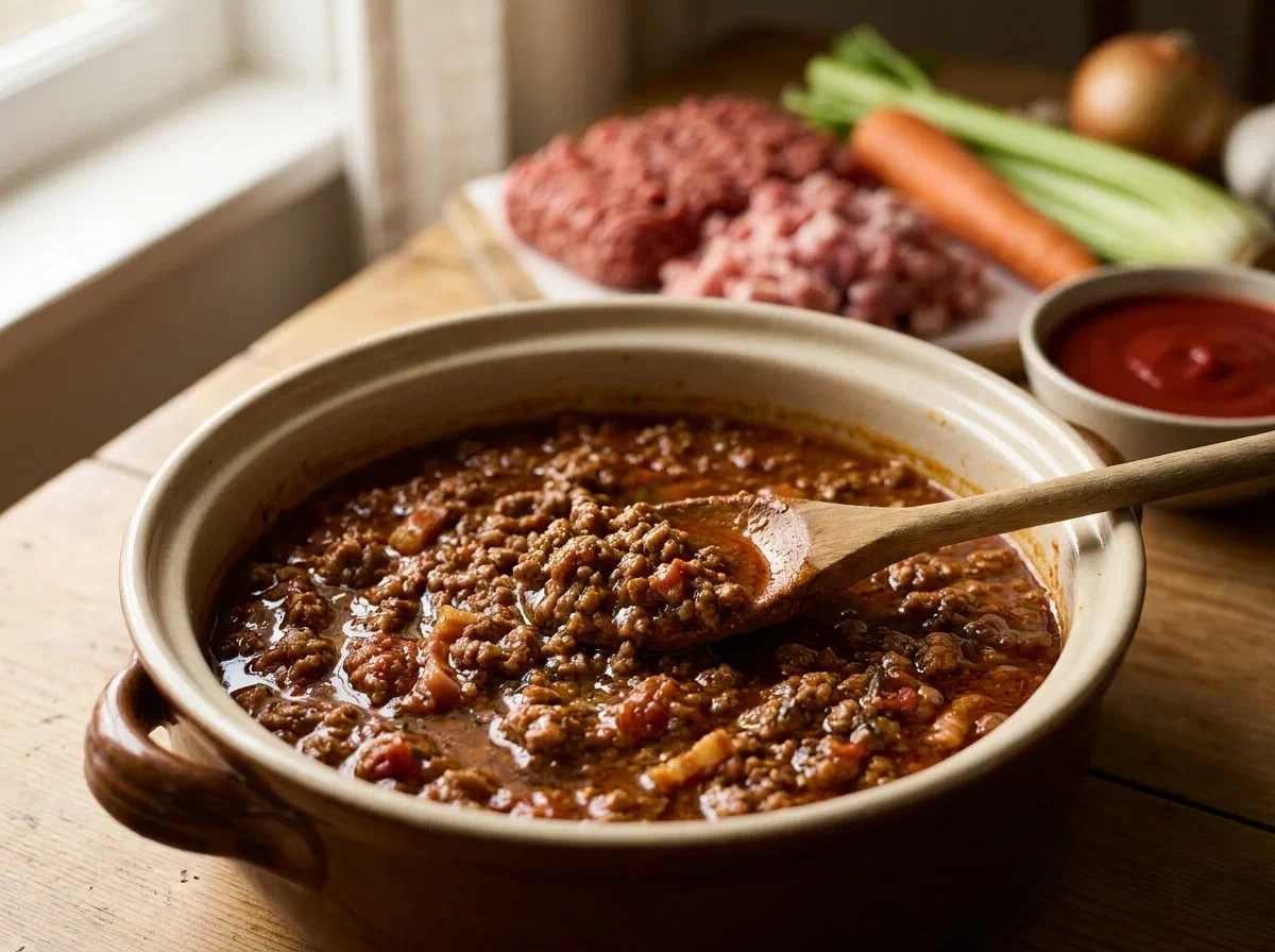 Ragú a la boloñesa, la receta clásica de cocción lenta