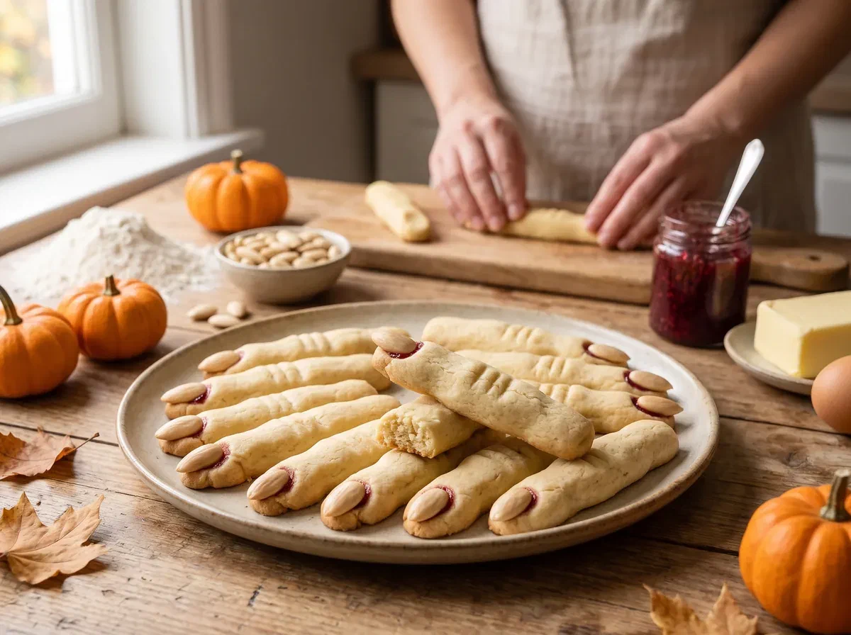 Biscotti dita di strega con le mandorle, il dolce di Halloween