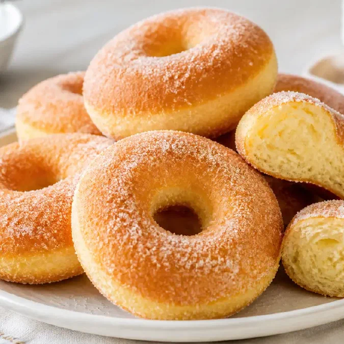 Donuts au four sans beurre ni lait, vraiment moelleux