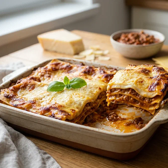 Lasagne alla bolognese classiche con ragù e besciamella