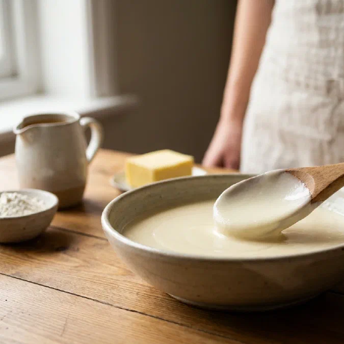 Salsa velouté, la base vellutata della cucina francese